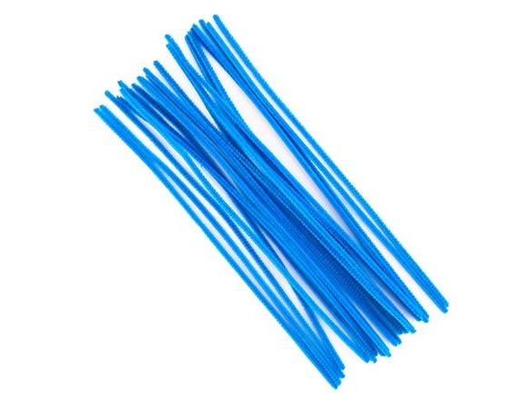 Druciki Kreatywne 30cm 25szt. Niebieskie 