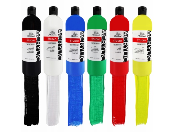 Zestaw Farb Akrylowych 6x500 ml Value Series Phoenix