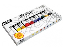 Zestaw Farb Akrylowych Pebeo Studio 10 Kolorów