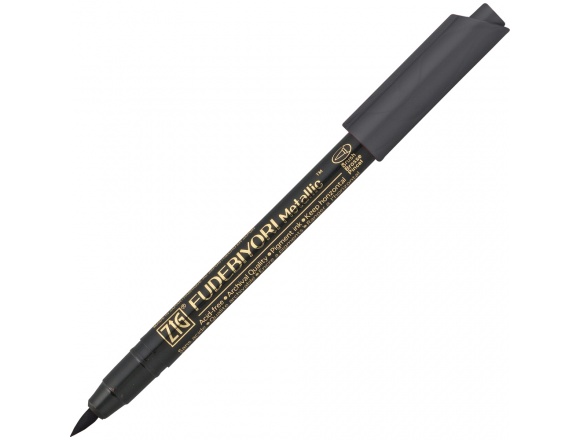 Brush Pen Metallic Black 