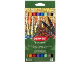 Markery Academy Twin Tip Brush 8 Kol