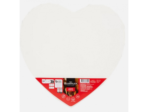 Podobrazie Malarskie płótno 29 cm x 29 cm Serce