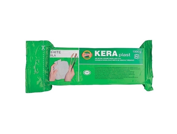 Glina Samoutwardzalna Kera Plast Biała 1 kg