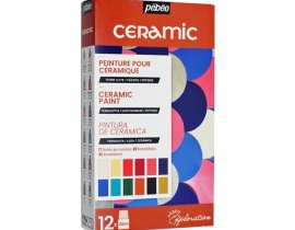 Farby do Ceramiki Pébéo Ceramic Explorer 12 × 20 ml Zestaw Farb do dekoracji Ceramiki Pébéo