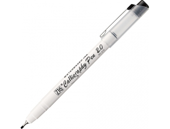 Pisak Kaligraficzny ZIG Calligraphy Pen square końcówka 2.0 mm Czarny