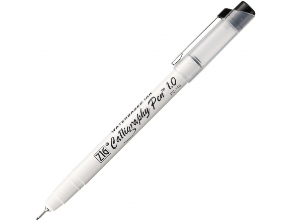 Pisak Kaligraficzny ZIG Calligraphy Pen square końcówka 1.0 mm Czarny