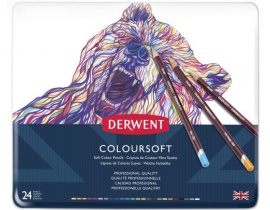 Kredki Derwent Coloursoft 24 kol