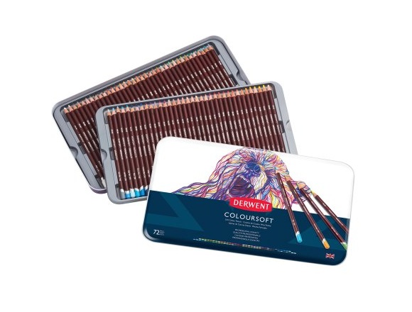 Kredki Derwent Coloursoft 72 kol