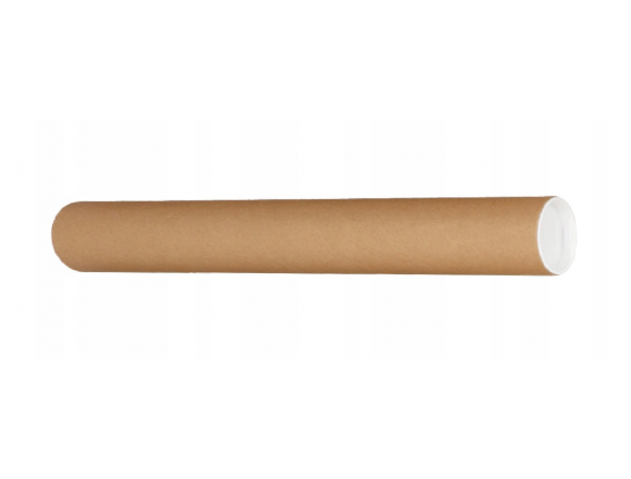 Tuba Kartonowa Leniar Szary 55 cm / Fi 60 mm