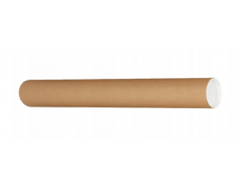 Tuba Kartonowa Leniar Szary 75 cm / Fi 80 mm