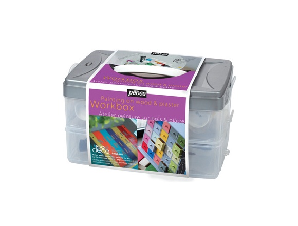 Zestaw Pebeo Deco Brillant Workbox 10 x 45 ml.