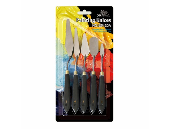 Zestaw Szpachelek Malarskich Phoenix 5 szt. do Farb i Past