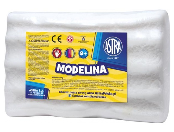 Modelina 1 kg Biała