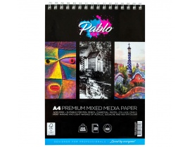 Pablo Blok Mix Media A4 255g 25ark.