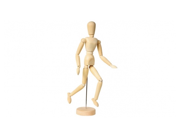 Manekin Drewniany Mężczyzna 30 cm