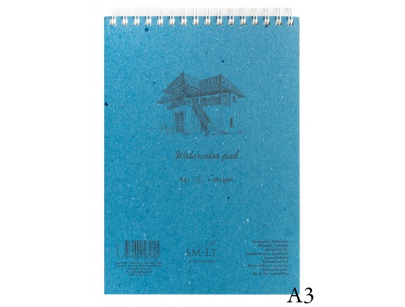Blok Watercolor Na Spirali A3 280g 30 Arkuszy 3AB-30TS 