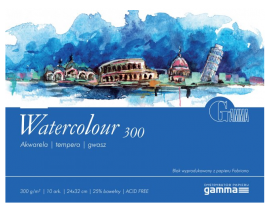 Blok Gamma Watercolour 300 g 12,5x18