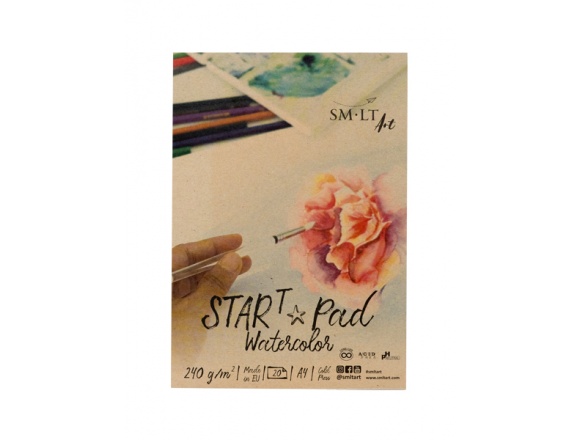 SMLT Blok Start Pad Watercolor A4 240Gg 20 Arkuszy AS-20(240) 