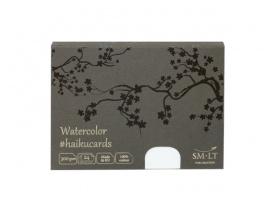 Haiku - 100% Cotton Watercolor Cards In The Box 24ark.300g 