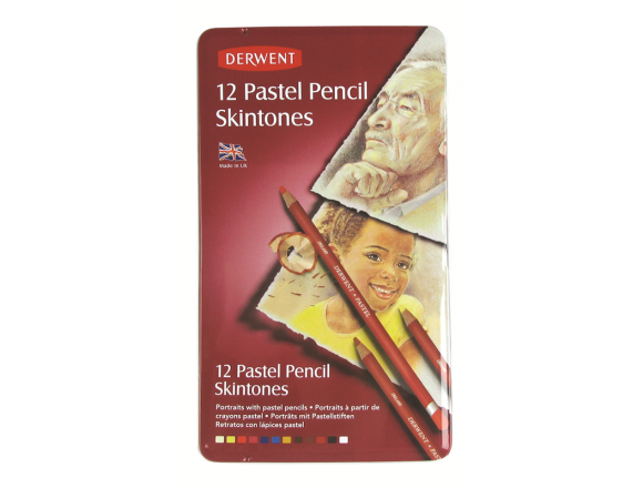Kredki Pastelowe Derwent Skintones 12 kol