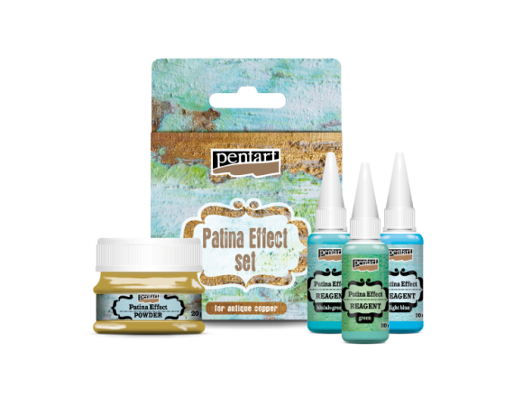 Zestaw Pentart do Efektu Patyny 4 x 20 ml.