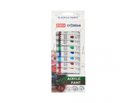 Farby Akrylowe Easy Creative 12 x 12ml