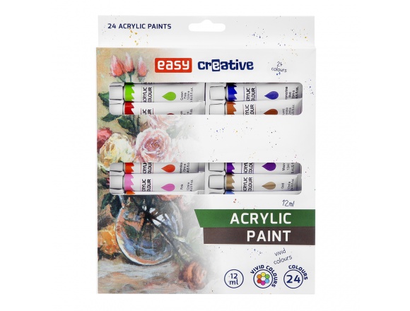 Farby Akrylowe Easy Creative 24 x 12ml