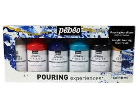 Zestaw Farb Do Pouringu Pebeo 6x118ml