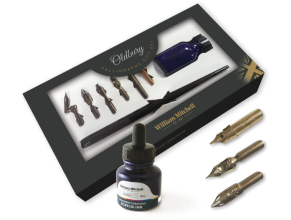  Zestaw Kaligraficzny Mitchell Oldbury