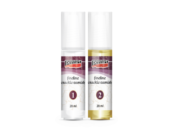 Werniks do Spękań Pentart - Fineline Dwuskładnikowy - 2 x 20 ml.