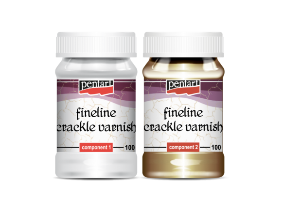 Werniks do Spękań Pentart - Fineline Dwuskładnikowy - 2 x 100 ml