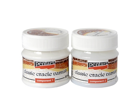 Werniks do Spękań Pentart - Fineline Dwuskładnikowy - 2 x 50 ml.