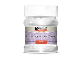 Klej z Werniksem Matowy Pentart 230 ml.