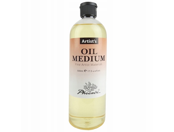 Olej Lniany Phoenix 500 ml Oil Medium do Farb Olejnych