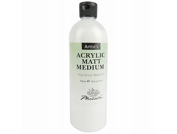 Medium Akrylowe Matowe Phoenix 500 ml AMM do Farb Akrylowych