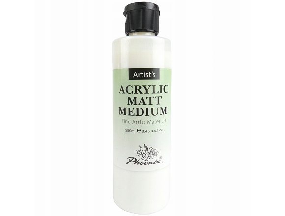 Medium Akrylowe Matowe Phoenix 250 ml AMM do Farb Akrylowych