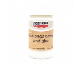 Klej z Werniksem do Ceramiki Pentart 100 ml Klej i Lakier do Decoupage na Porcelanie 