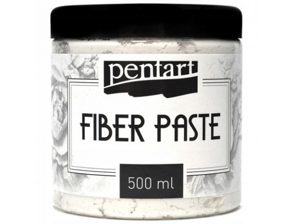 Pasta Celulozowa Pentart Fiber 500 ml Pasta Strukturalna z Włóknami do Efektów 3D