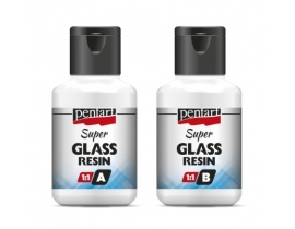 Żywica Epoksydowa Pentart 1:1 Krystaliczna 2x40 ml Żywica do Odlewów i Dekoracji 