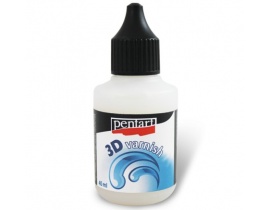 Lakier 3D Pentart 40 ml Efekt Wypukły Transparentny