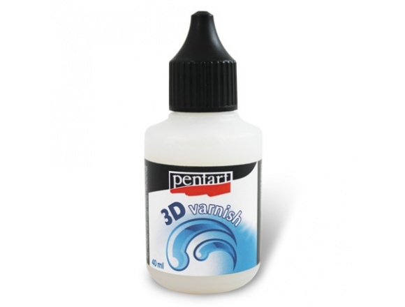 Lakier 3D Pentart 40 ml Efekt Wypukły Transparentny