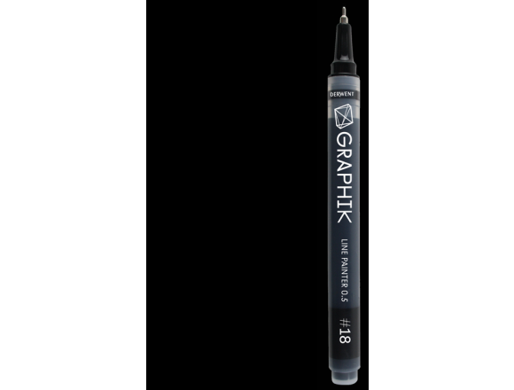Pisak Akrylowy Graphik Line Painter 0,5 cm Czarny