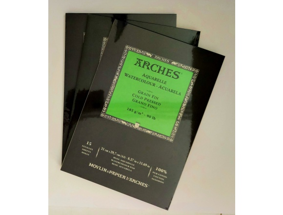 Blok Akwarelowy Arches A5 185g Cold Pressed