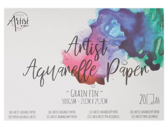 Blok Do Akwareli Creative Artist 300g A4 20 arkuszy
