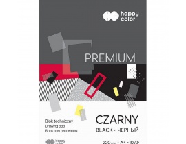 Blok Techniczny Czarne Kartki Premium 220g A4