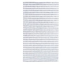 Kryształki Samoprzylepne 3mm 806 Szt. Crystal