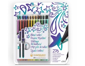 Cienkopisy Fineliner Komplet 24 Sztuki Bold Colors