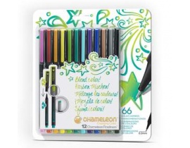 Cienkopisy Fineliner Komplet 12 Sztuk Bright Colors
