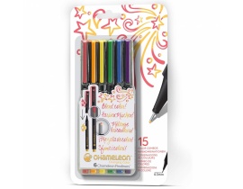 Cienkopisy Fineliner Komplet 6 Sztuk Primary