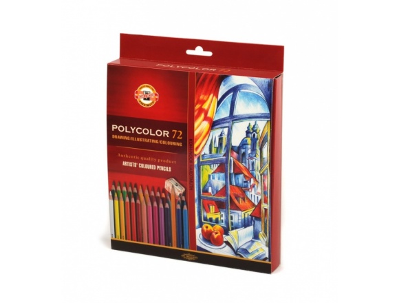 Kredki Polycolor Koh-I-Noor 72 Kolory